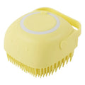 Silicone Dog Bath Massage Gloves Brush Pet Cat Bathroom Cleaning Tool Comb Brush for Dog Can Pour Shampoo Dog Grooming Supplies