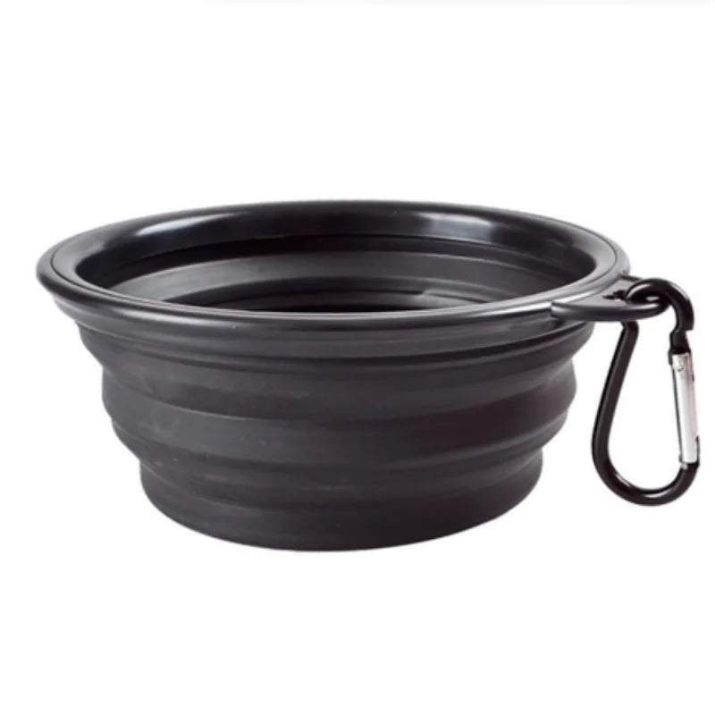 Durable TPR Portable Pet Food Bowl for Cats And Dogs Silicone Collapsible Travel Outdoor Water Food Bowl for Pets