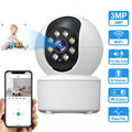Pet Dog Camera with Phone App, 5G/2.4GHz WiFi Indoor Security Baby Camera, 360° Pan & Tilt, 2-Way Audio, Night Vision 2026New